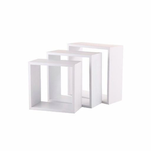Etagères 5five Cubes Blanc 3 Pièces Bois MDF