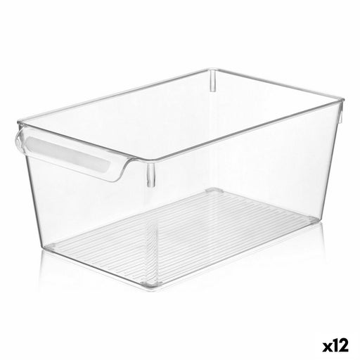 Boîte Multiusage Quttin Transparent 20 x 32,5 x 14 cm (12 Unités)