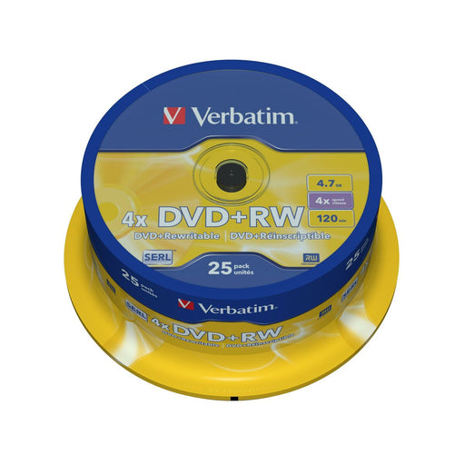DVD-RW Verbatim    25 Units Multicolour 4,7 GB 4x
