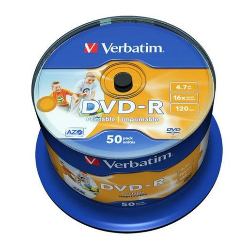 DVD-R Verbatim 43533 4,7 GB 16x (50 Unités)