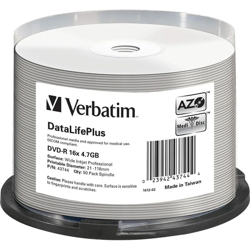 DVD-R Verbatim DataLifePlus 50 Pièces