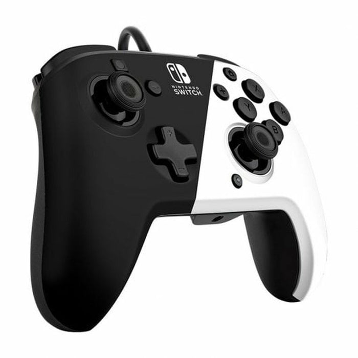 Mando Gaming PDP Faceoff Deluxe Audio Negro/Blanco Nintendo Switch