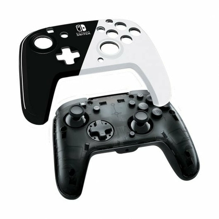 Mando Gaming PDP Faceoff Deluxe Audio Negro/Blanco Nintendo Switch