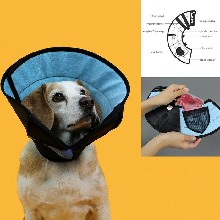 Collier de protection Isabelino pour chiens KVP Calmer Multicouleur (33-43 cm)