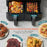 Friteuse à Air Cosori Dual Basket 8.5 Chef Edition Noir 8,5 L
