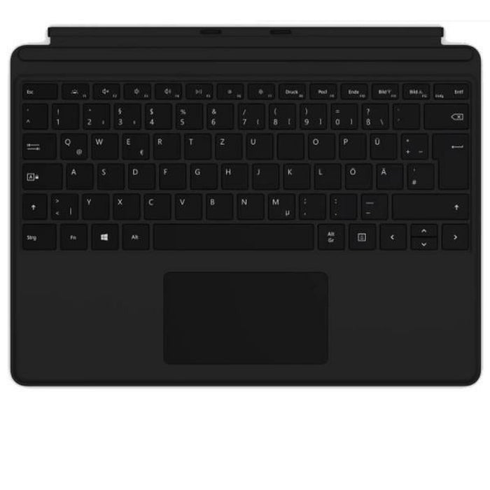 Clavier avec pavé tactile Surface Pro 8/Pro X Microsoft 8XB-00012 Noir Espagnol Qwerty