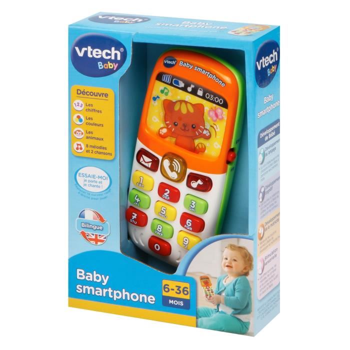 VTECH BABY - Baby Smartphone Bilingue - Jouet Bébé