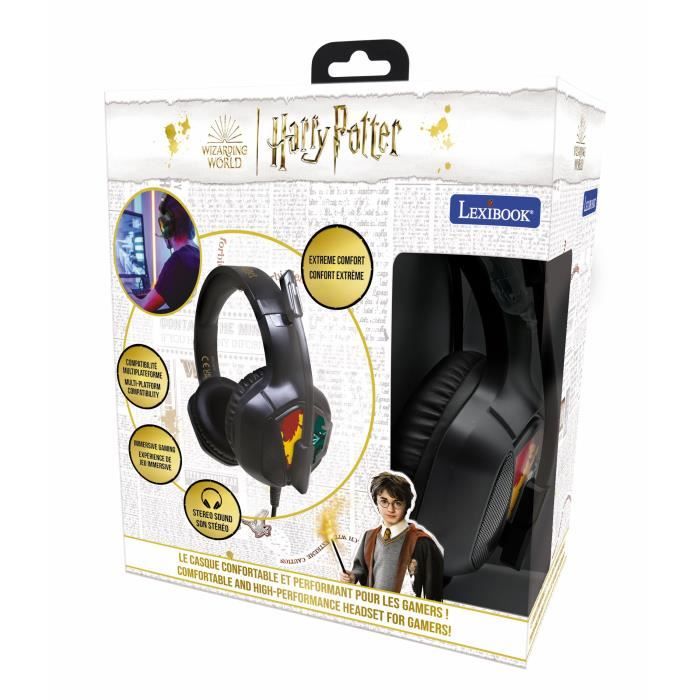 Casque Harry Potter pour une expérience de jeu immersive. Compatibilité PC, tablette, smartphone, Nintendo, PS et XBOX - Bestpower