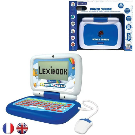 Ordinateur portable éducatif parlant bilingue FR/EN pour un total de 40 activités réparties en 6 catégories - Bestpower