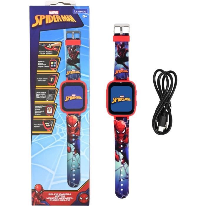 Montre avec écran couleurs SpiderMan avec camera et carte mémoire de 8 Go - Bestpower
