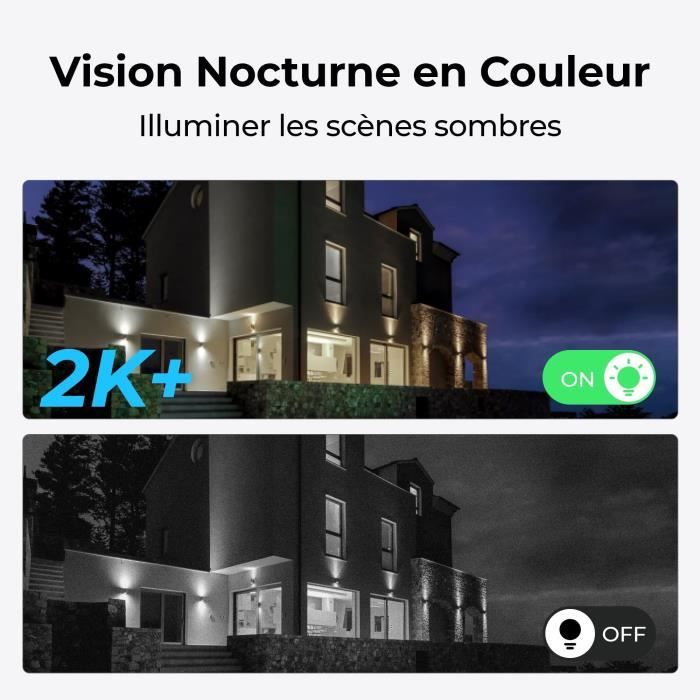 Caméra extérieure - REOLINK - B430 - Panneau solaire - Blanc - Bestpower