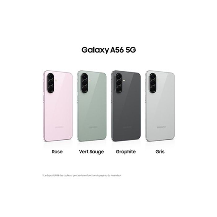 Smartphone Samsung Galaxy A56 6,7 5G Nano SIM 128 Go Graphite