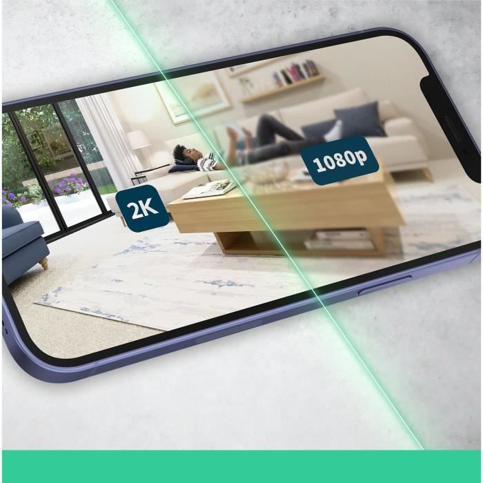 Caméra de surveillance - ARLO - VMC3260-100EUS - Résolution 2K - Vision nocturne couleur - Autonomie 6 mois - Bestpower