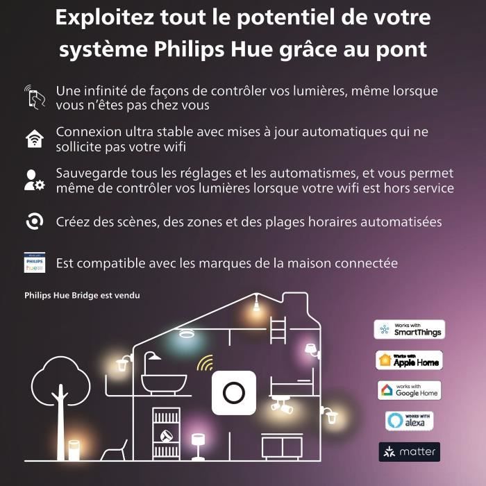 Câble anti-chute pour caméra - Philips Hue - Hue Secure - Bestpower