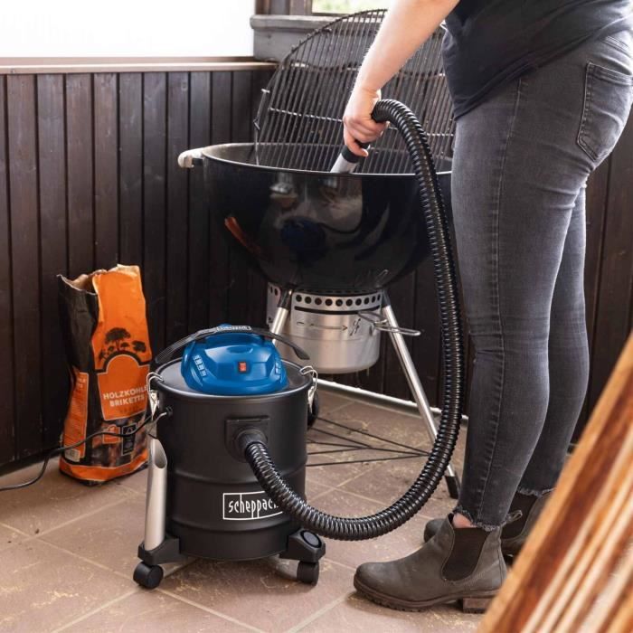 Aspirateur a cendre AVC25 - cuve de 20L - 1300W - SCHEPPACH