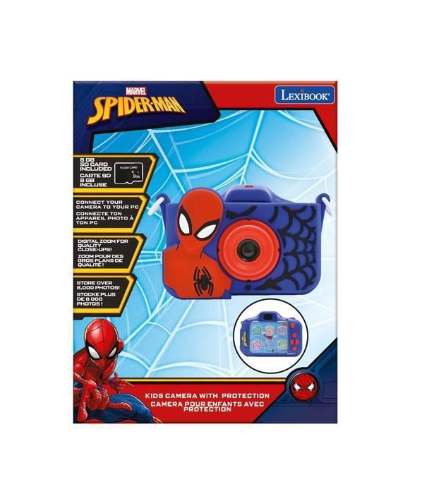 Camera Spiderman avec protection - Câble USB-C inclus - Des 3 ans - Bestpower