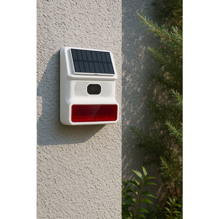 Kit alarme sans fil - LINK2HOME - Contrôle smartphone - Sirenes 90/100 dB - Accessoires complets + badges RFID