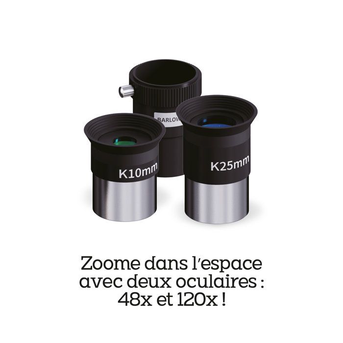 Canal Toys - So Science - Télescope astronomique avec support smartphone et oculaires 40x/16x - COS 002 - Bestpower