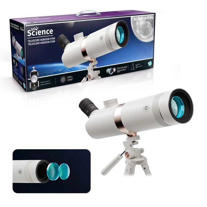 Canal Toys - So Science - Télescope Horizon Star avec support smartphone et oculaire 20-60mm - COS 008 - Bestpower