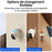 Caméra de surveillance - REOLINK - B420 - Panneau solaire - Extérieur - Vision nocturne - Blanc - Bestpower