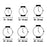 Reloj Mujer Chronotech CT7896SS-72M (Ø 28 mm)