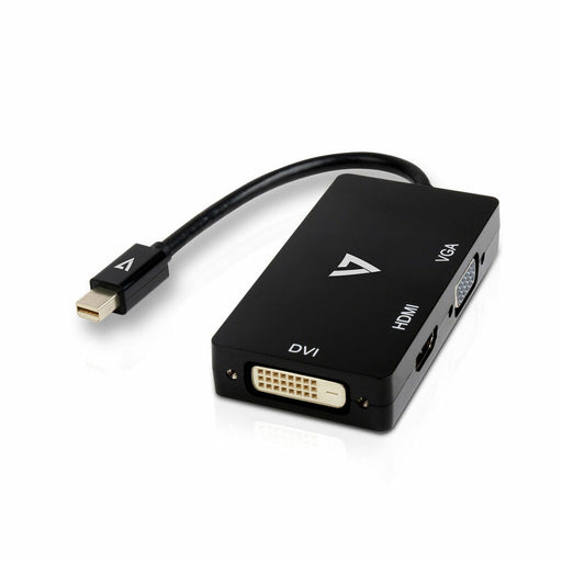 Adaptateur Mini DisplayPort vers VGA/DVI/HDMI V7 V7MDP-VGADVIHDMI-1E  Noir