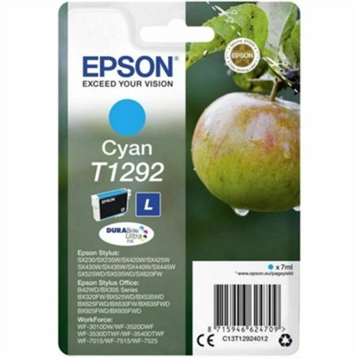 Cartouche d'Encre Compatible Epson C13T12924012 Cyan