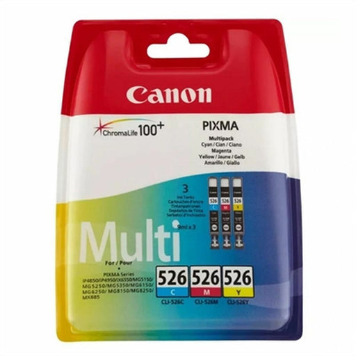 Original Ink Cartridge Canon CLI-526 C/M/Y Cyan/Magenta/Yellow 9 ml x 3