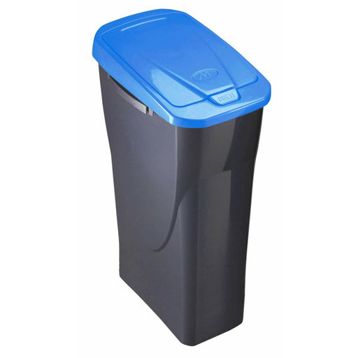 Poubelle recyclage Mondex Ecobin Bleu Avec couvercle 25 L