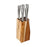 Set of Knives with Wooden Base 5five
