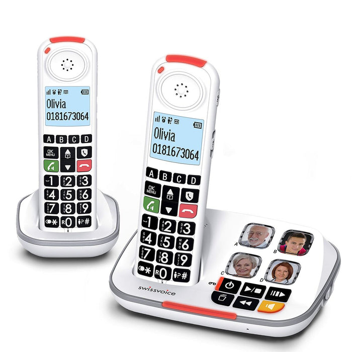 Wireless Phone Swiss Voice Xtra 2355 Duo White