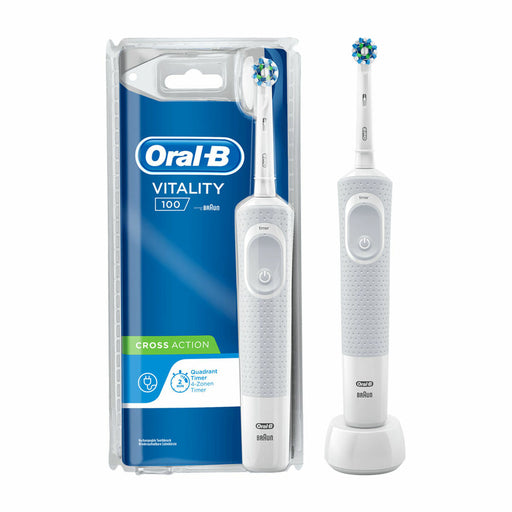 Brosse à dents électrique Vitality Cross Action Oral-B Blanc (1 Pièce)