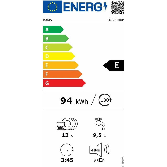 Lave-vaisselle Balay 3VS5330IP 60 cm