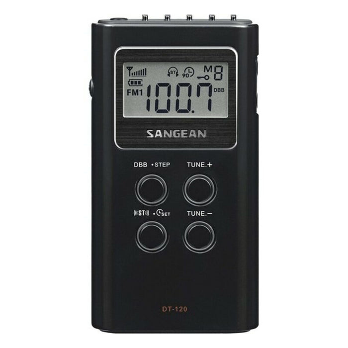 Radio Portátil Sangean DT-210 Plateado