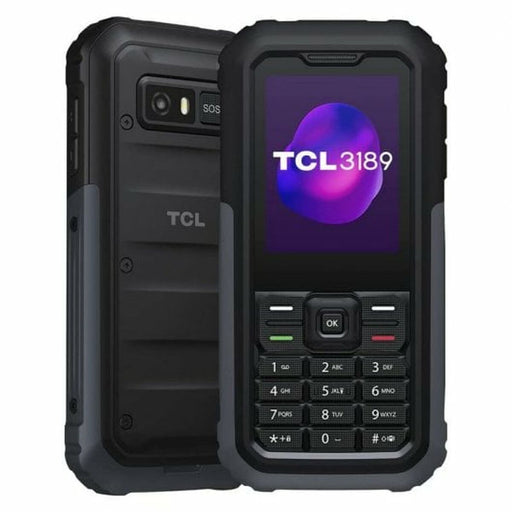 Téléphone portable pour personnes âgées TCL 3189 2,4" Gris Noir/Gris