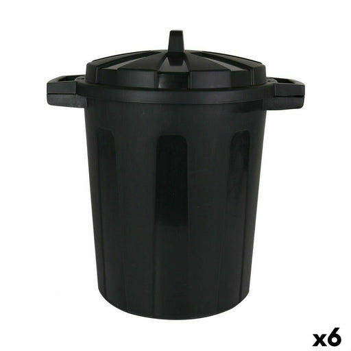 Rubbish Bin Dem Black 45 x 35 x 48 cm (6 Units)
