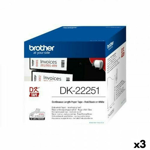 Bande continue de papier thermique Brother DK-22251