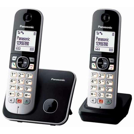 Téléphone Sans Fil Panasonic KX-TG6852SPB Noir