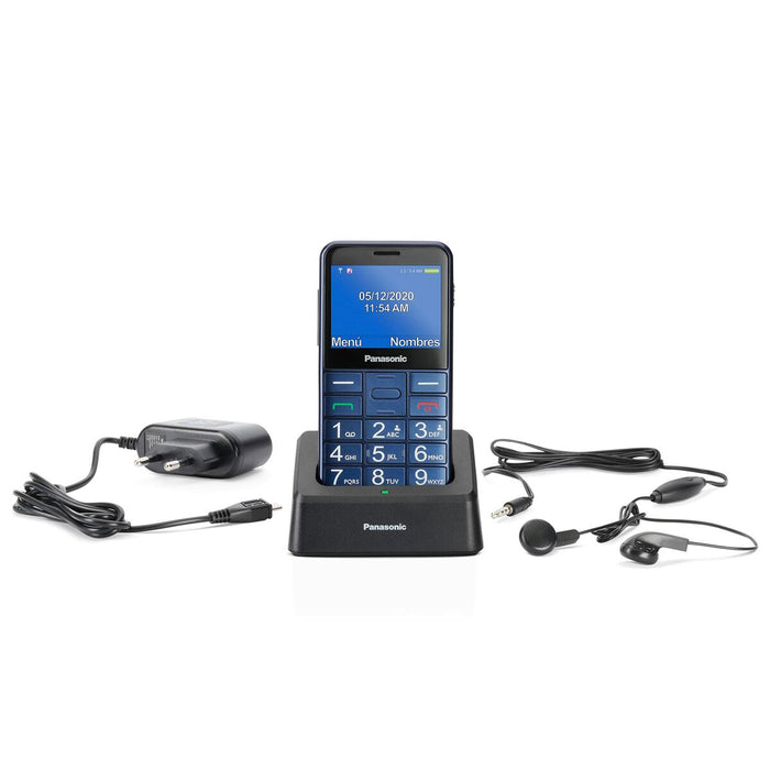 Téléphone portable pour personnes âgées Panasonic KX-TU155EXCN 2,4" Bleu
