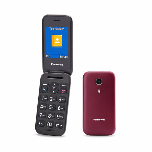 Téléphone Portable Panasonic KXTU400EXR Rouge Bordeaux
