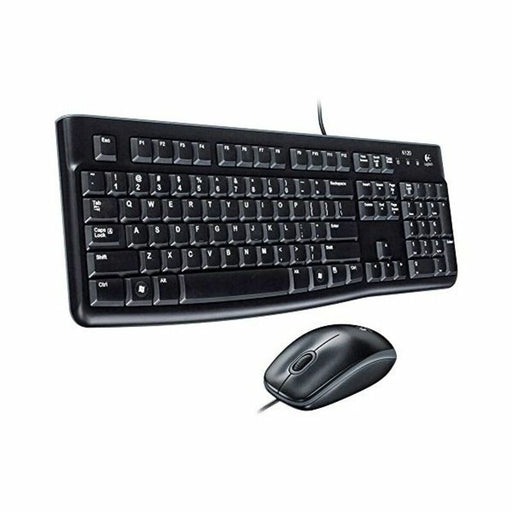 Keyboard and Optical Mouse Logitech 920-002562 Black English QWERTY