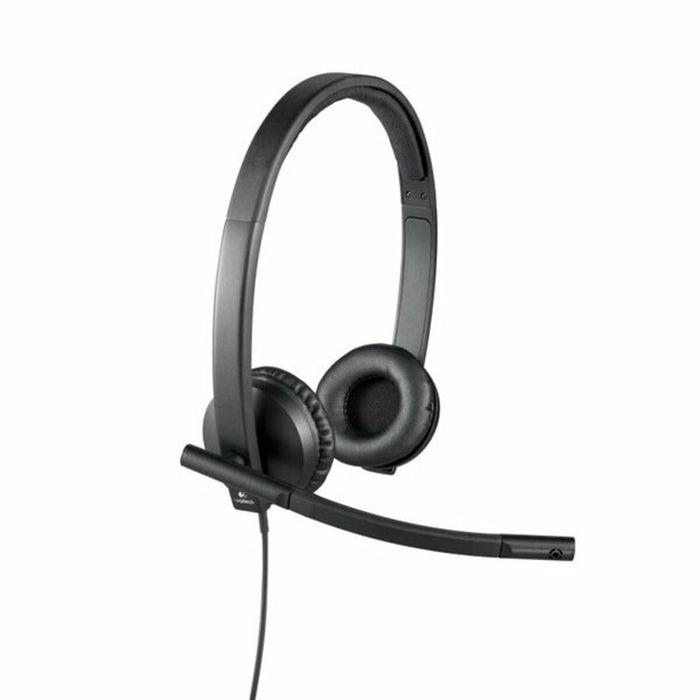 Headphones with Headband Logitech H570e Black