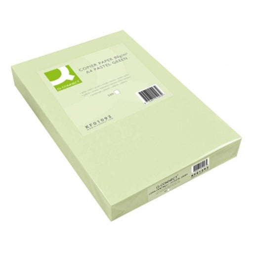 Printer Paper Q-Connect KF16267 Green A4 500 Sheets