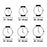 Reloj Mujer ODM DD109-4 (Ø 35 mm)