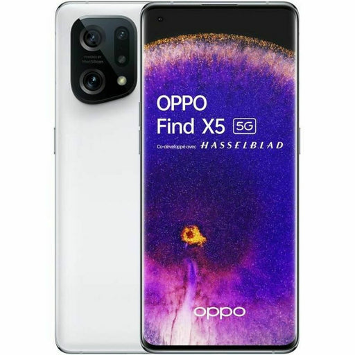 Smartphone Oppo Find X5 Blanc 6,55" Snapdragon 888 Noir 8 GB RAM Qualcomm Snapdragon 256 GB