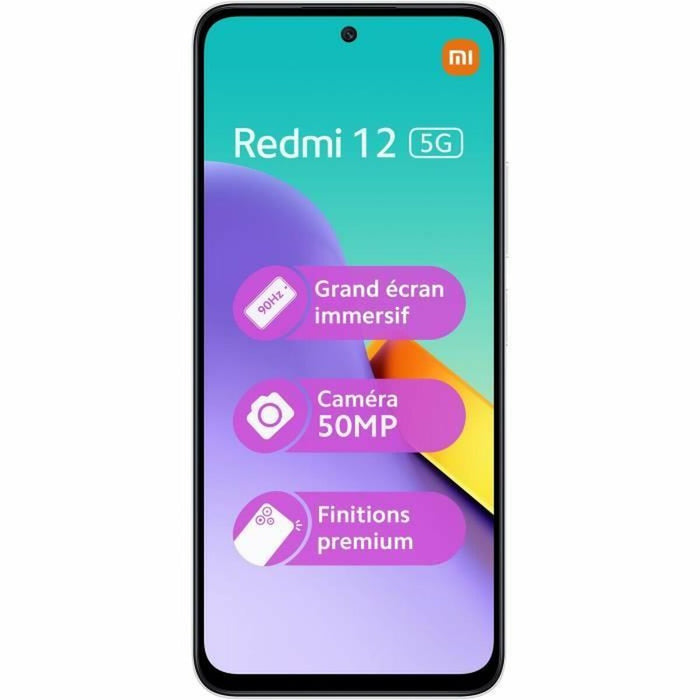 Smartphone Xiaomi REDMI 12 5G 4-128 SV 6,79" 4 GB RAM 128 GB Argenté