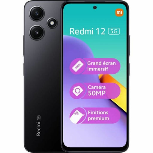 Smartphone Xiaomi REDMI 12 5G 4-128 BK 6,8" 4 GB RAM 128 GB Noir