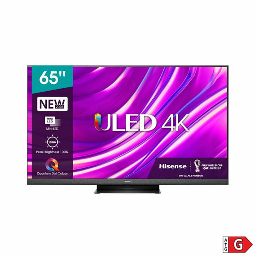 TV intelligente Hisense 65U8HQ 65" 4K ULTRA HD QLED WIFI 4K Ultra HD 65" LED HDR
