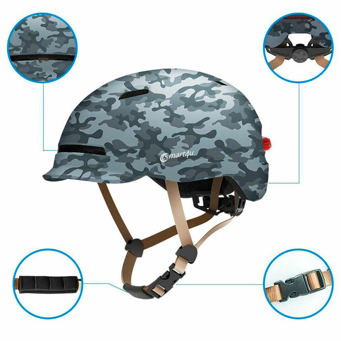 Casque pour Trottinette électrique SMART4U SH50U ARMY