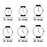 Reloj Mujer Casio SHE-4543GL-8AUER (Ø 28 mm)